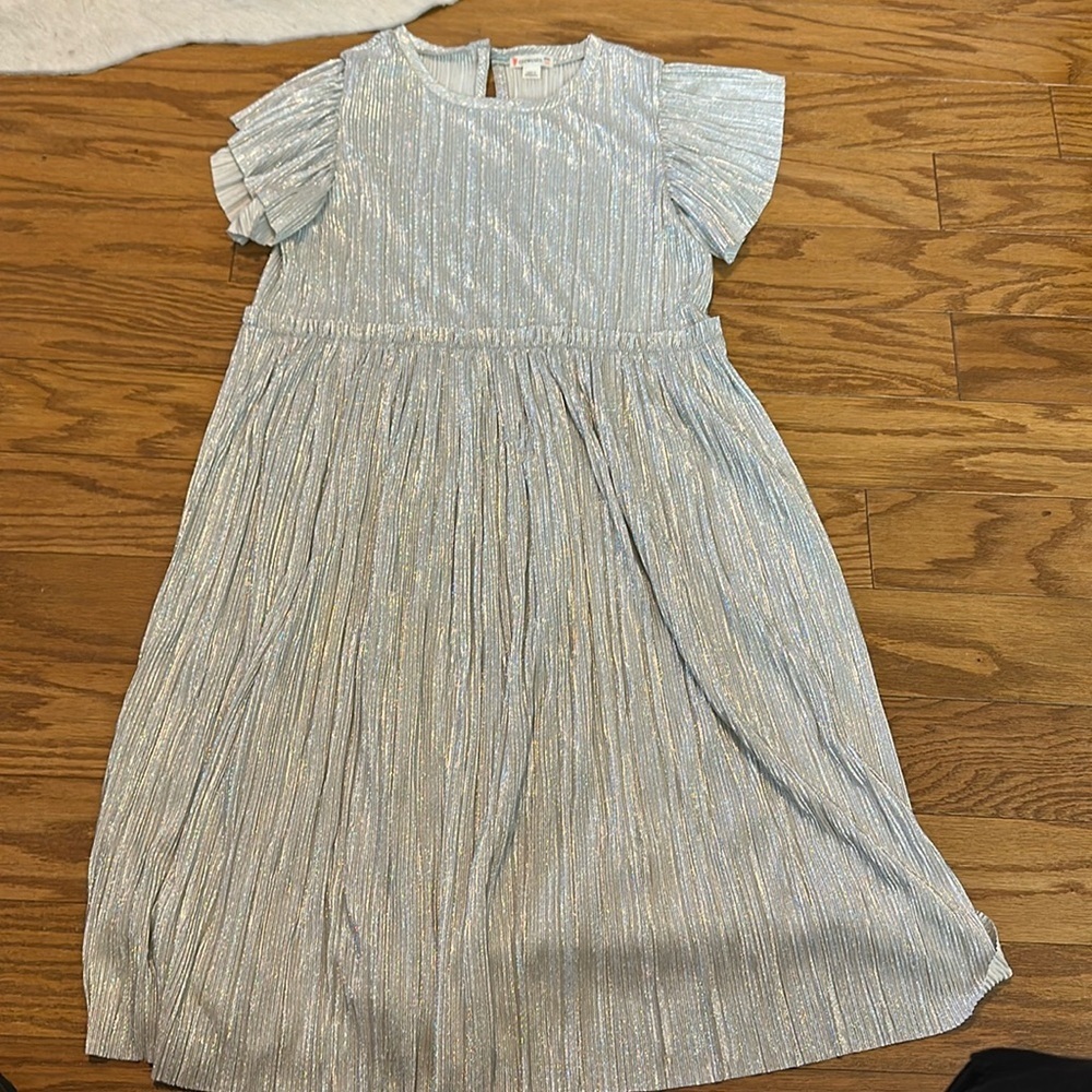 Crewcut metallic pink gold dress. Good Preowned condition size 14
